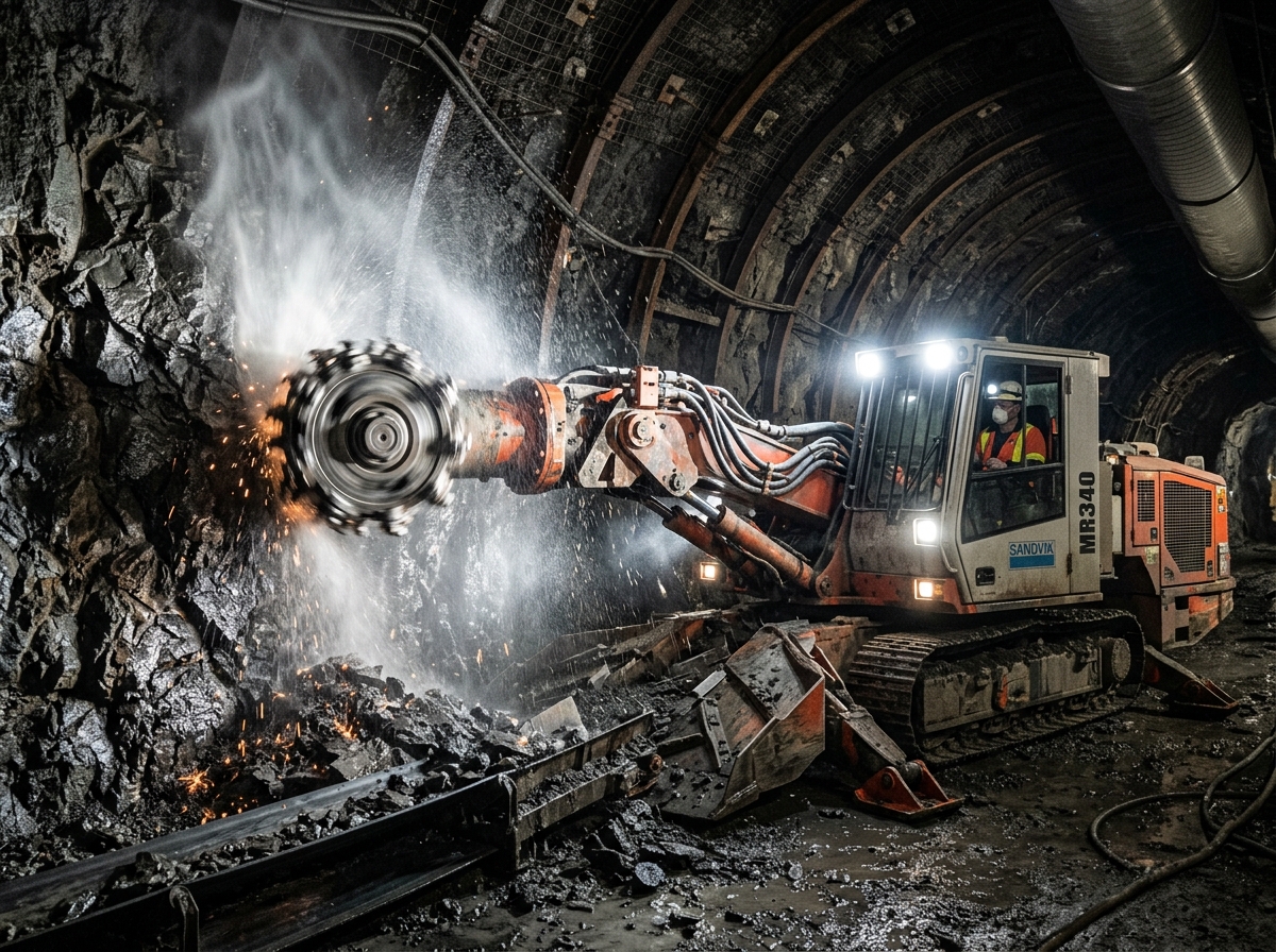 Continuous Miner & Roadheader Rock Excavation